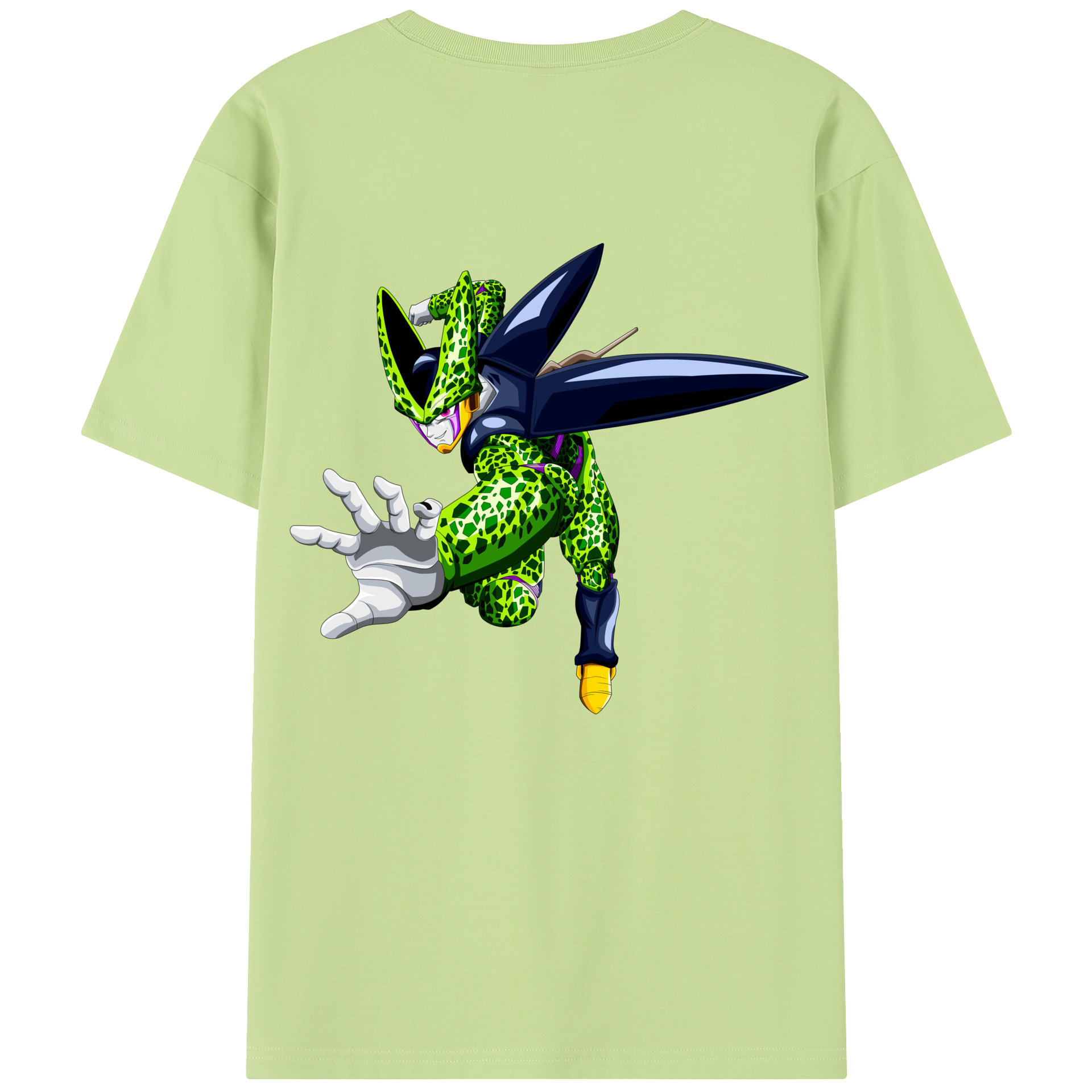 （画像用） ドラゴンボール セル DRAGON BALL Cell 綿100％半袖Tシャツ（背面プリント）